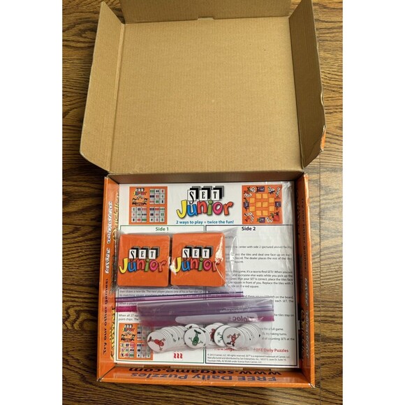 Set Enterprises Boardgame Set Junior Box VG/EX - Picture 11 of 12